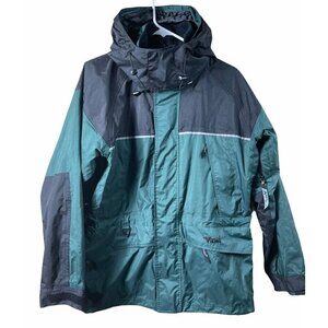 Viking Tempest Men Jacket Water Proof  & Windproof Jacket Size XXS Green Black